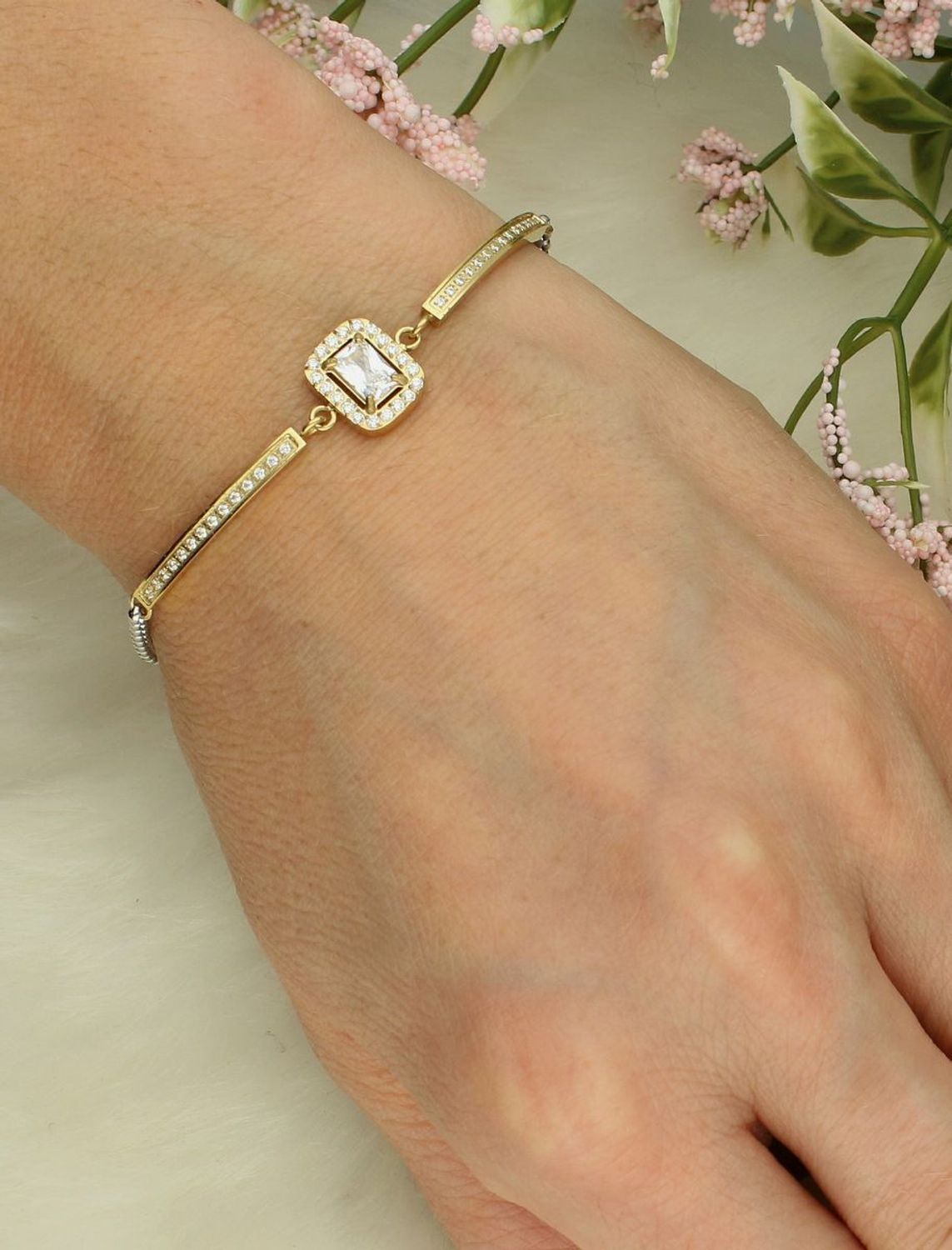 Bransoletka damska Nomination Royaldream z prostokątną cyrkonią 029802 037.png